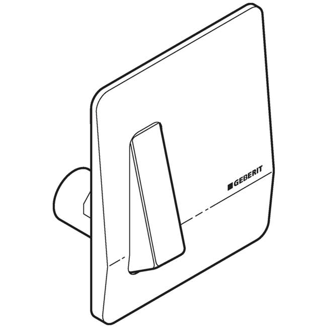 Actuator plate Highline for Geberit urinal flush control