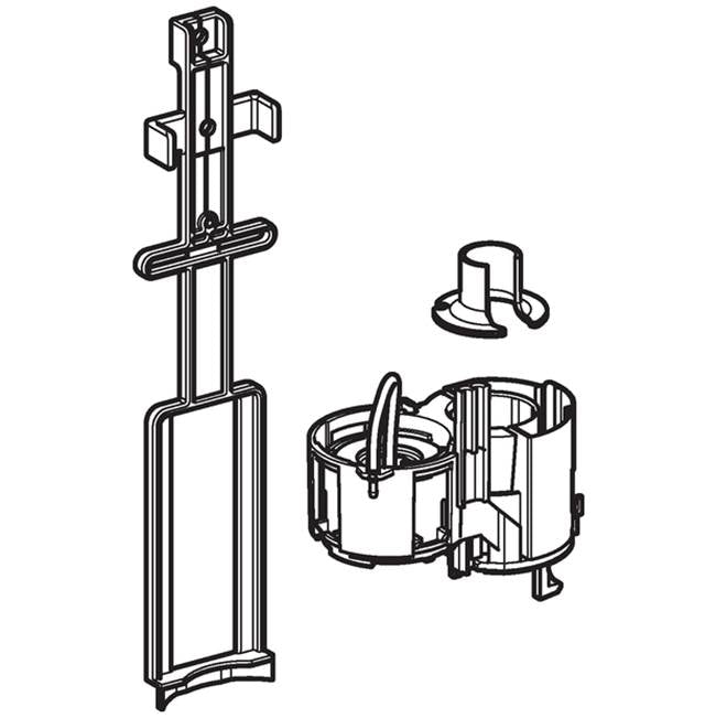 Lifter for Geberit WC flush control with pneumatic flush actuation, dual flush and Geberit Sigma concealed cistern 8 cm