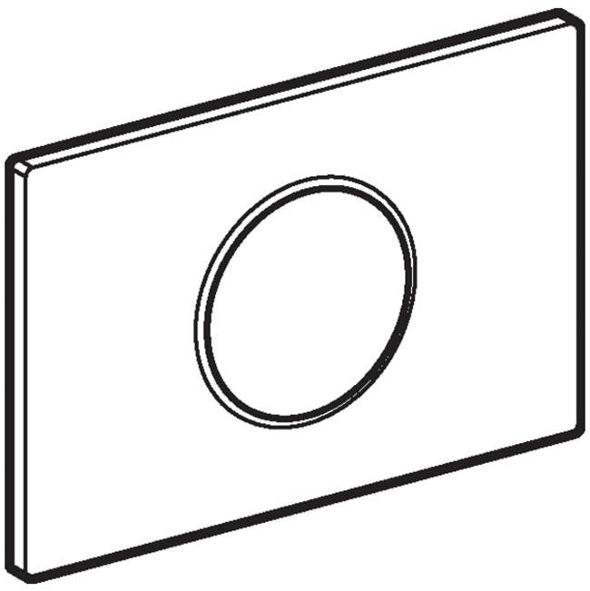 Geberit - Actuator plate Sigma10 for Geberit WC flush control with electronic flush actuation: stainless steel brushed/polished/brushed - Stainless Steel