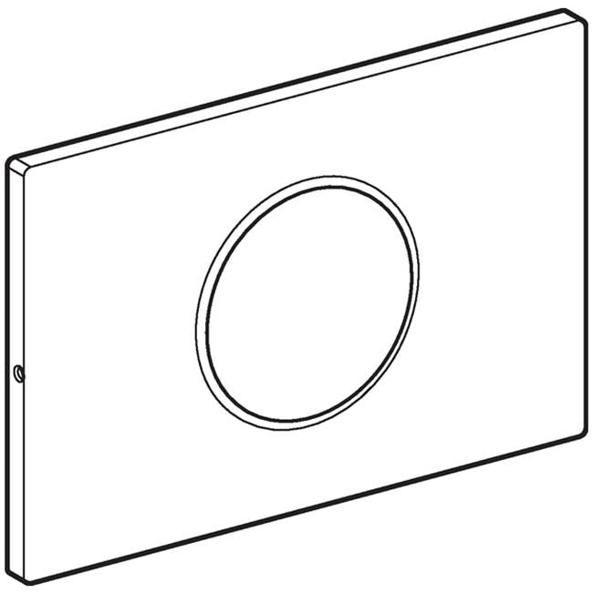 Geberit - Actuator plate Sigma10 for Geberit WC flush control with electronic flush actuation: stainless steel brushed/polished/brushed