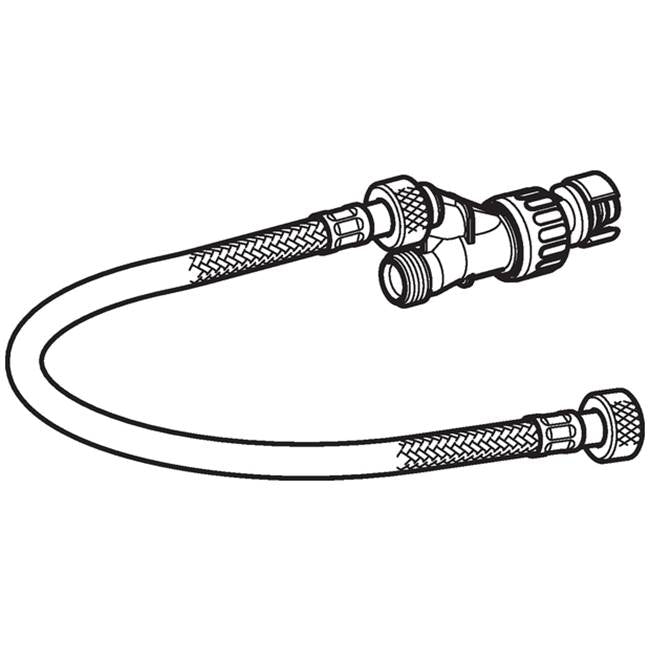 Geberit - Reinforced braided hose for hydraulic servo lifter, for Geberit Sigma concealed cistern 12 cm