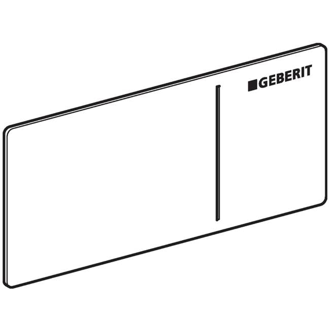 Geberit - Actuator plate for Geberit remote flush actuation type 70: white glass - White