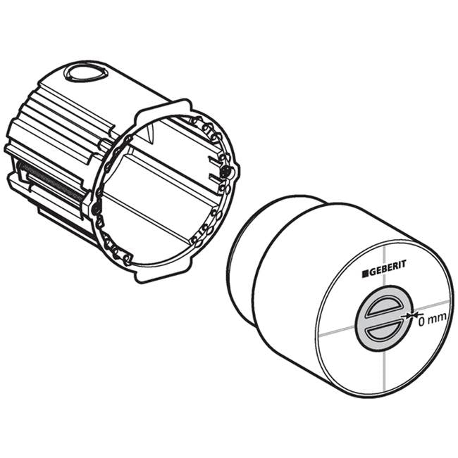 Geberit - Concealed housing with protection box, for Geberit remote flush actuation types 01 and 10