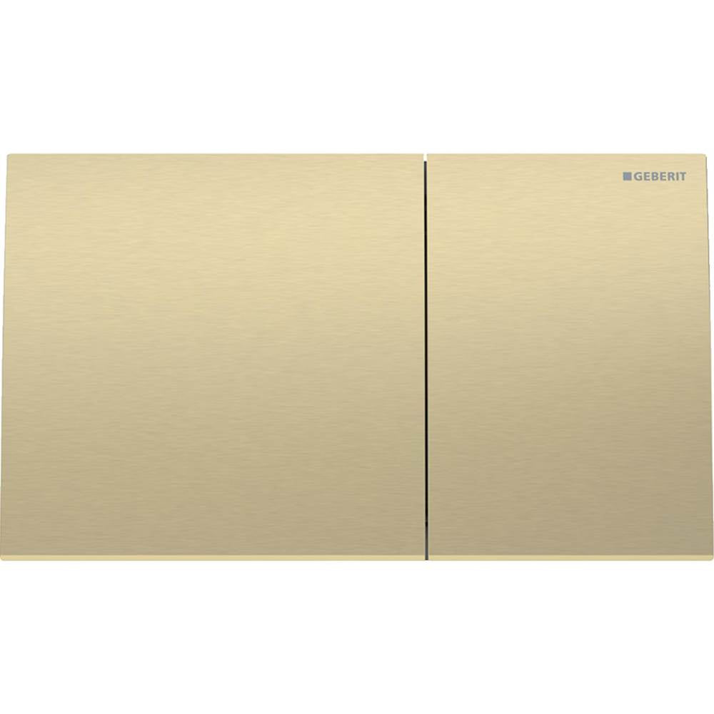 Geberit - Act Pl Sigma70 Dual St Steel Brass - Brushed Brass