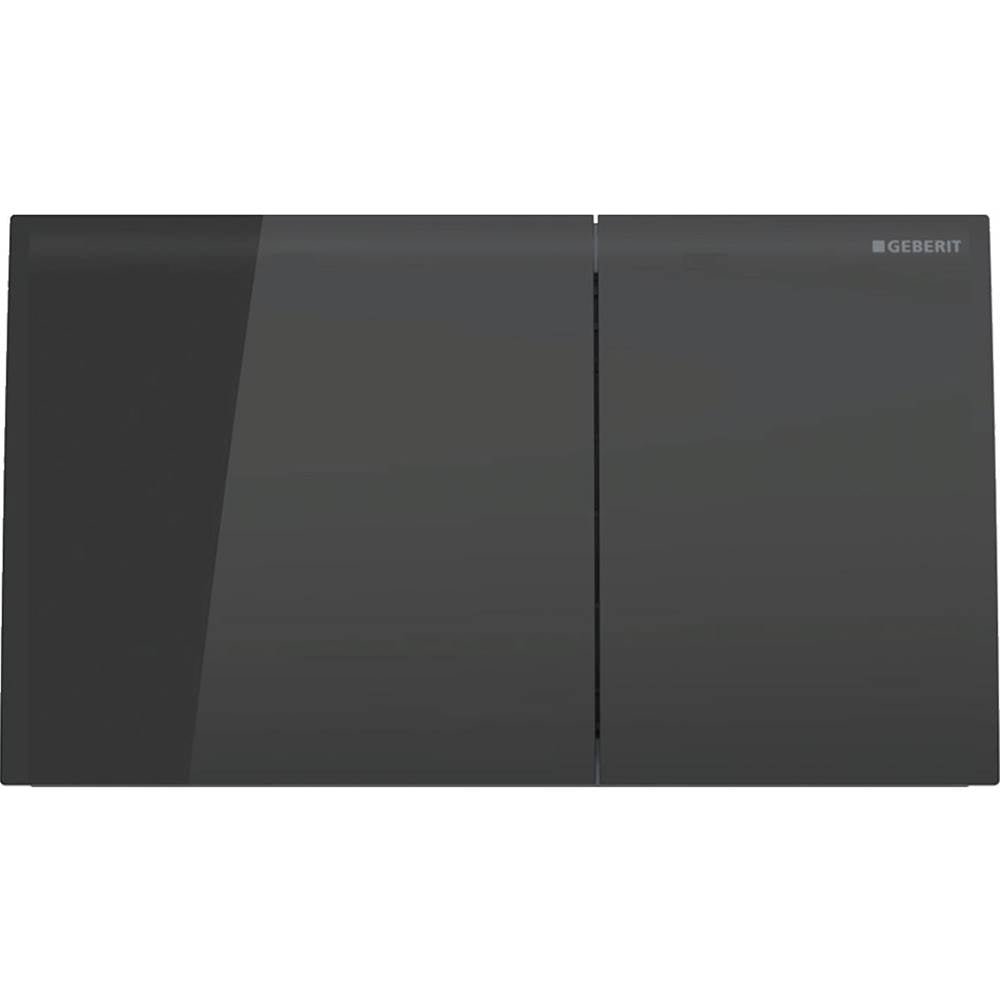 Geberit - Act Pl Sigma70 Dual Glass Black - Black Glass