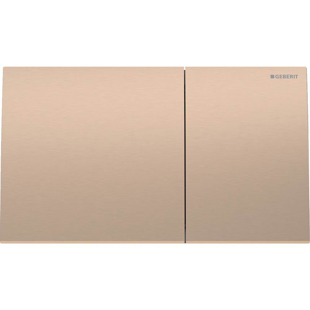 Geberit - Act Pl Sigma70 Dual St Steel Redgold - Brushed Red Gold