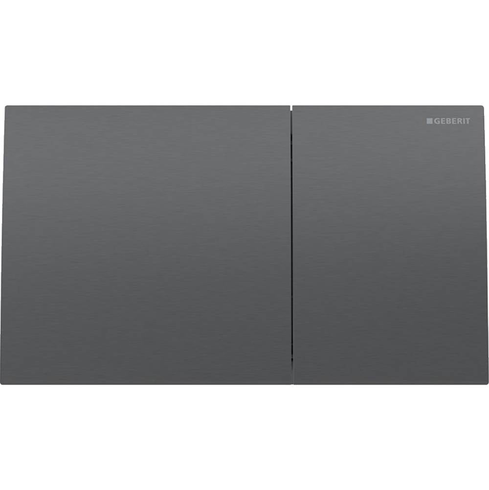Geberit - Act Pl Sigma70 Dual St Steel Bl Chrome - Brushed Black Chrome