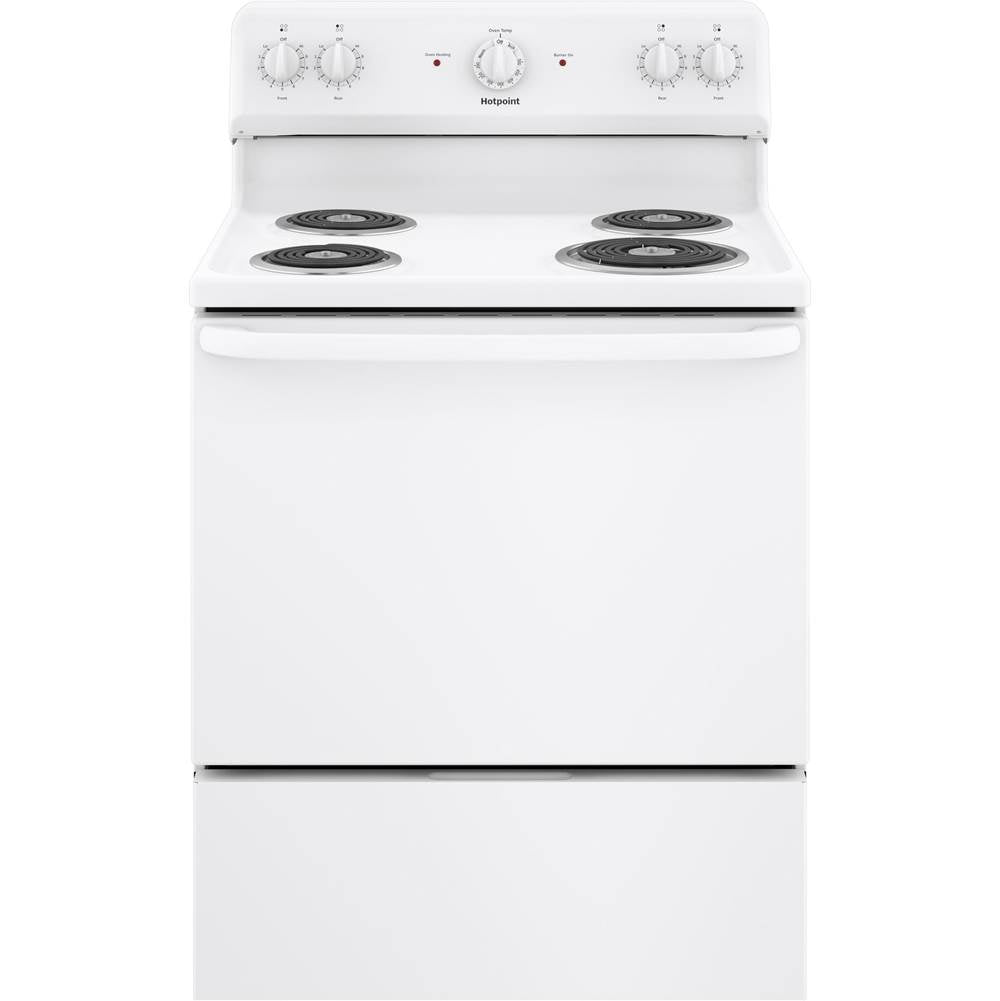 Hotpoint - Hotpoint 30'' Free-Standing Electric Range - White