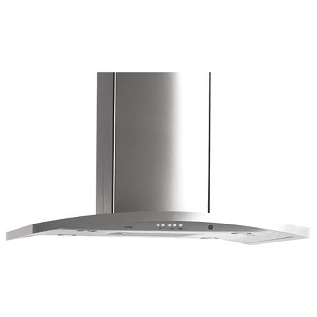 GE Profile 36'' Island-Mount Chimney Hood
