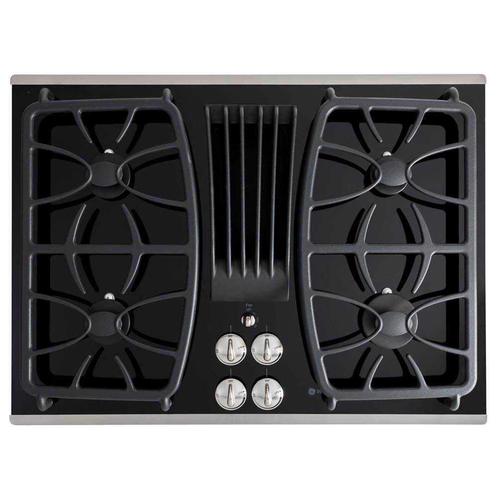 GE Profile Series - 30'' WidthGas Downdraft Cktp30'' Width4 Burners11,500 All Purpose BurnerADA Compliant - Stainless Steel