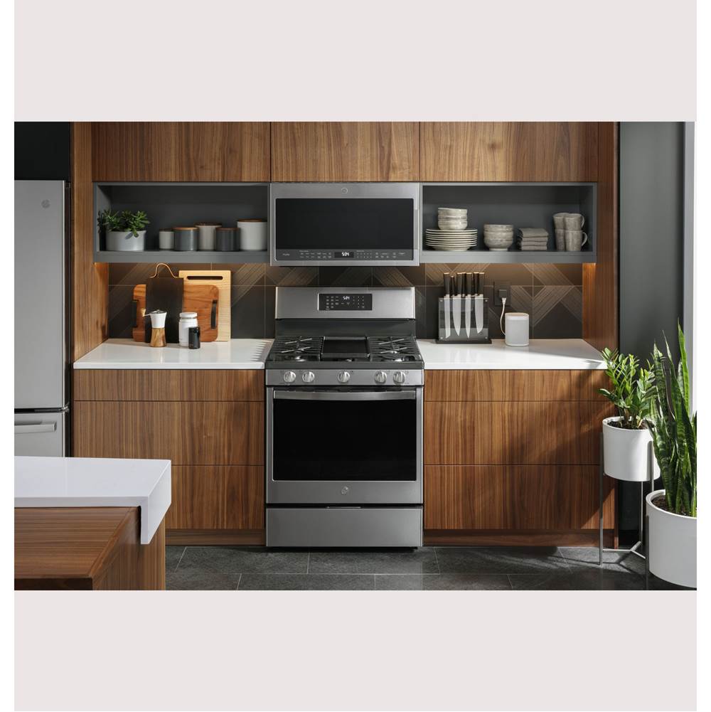 Smart 30'' Free-Standing Self Clean Gas Fingerprint Resistant Range With No Preheat Air Fry