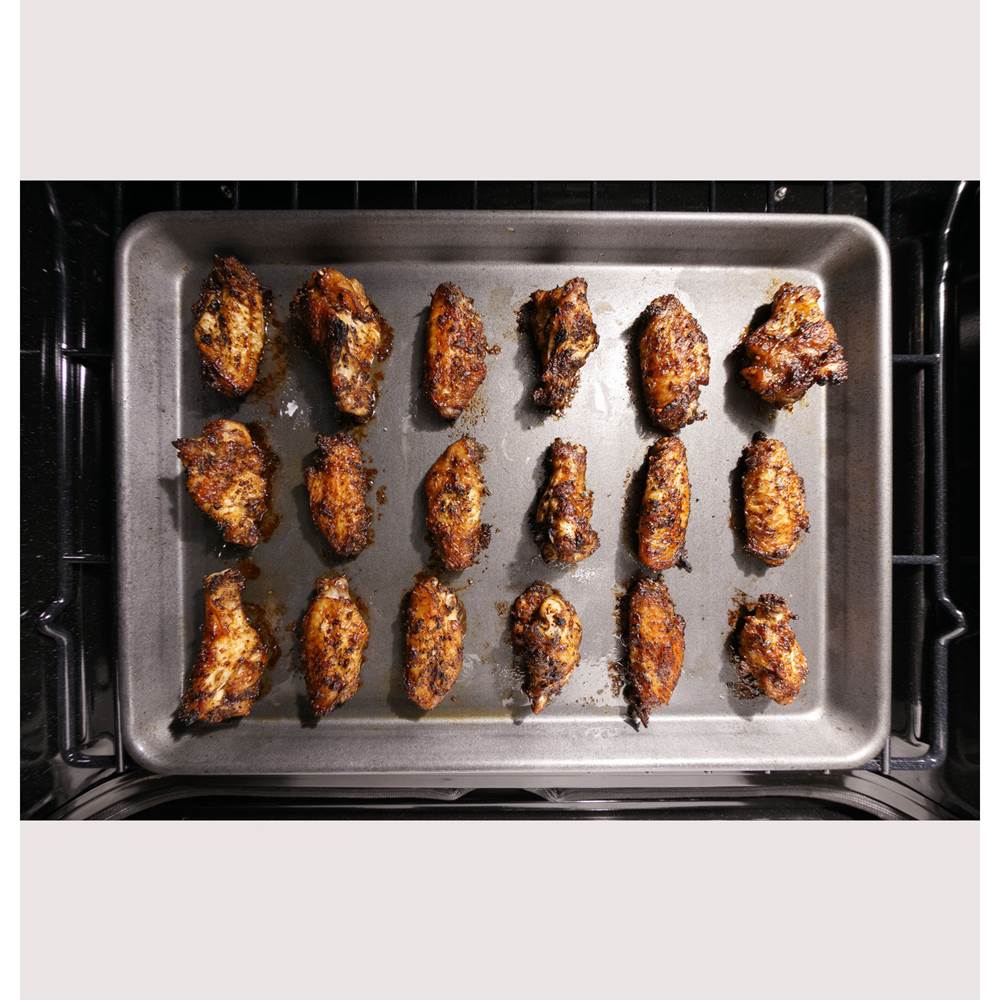 30'' Free-Standing Gas Double Oven Convection Fingerprint Resistant Range With No Preheat Air Fry