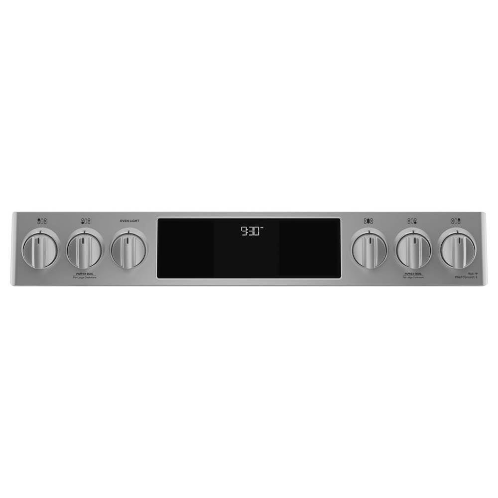 30'' Smart Slide-In Front-Control Gas Fingerprint Resistant Range With No Preheat Air Fry