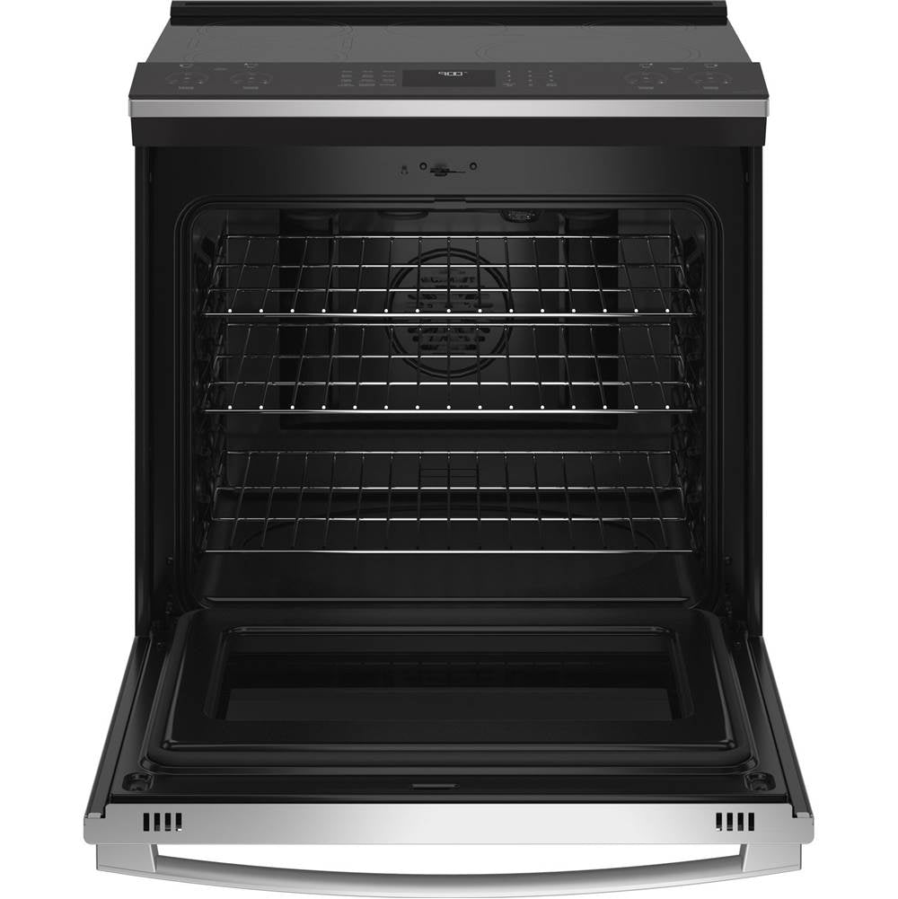 30'' Smart Slide-In Fingerprint Resistant Front-Control Induction And Convection Range With No Preheat Air Fry