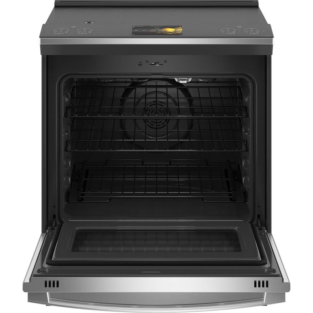 30'' Smart Slide-In Front-Control Induction Fingerprint Resistant Range With In Oven Camera