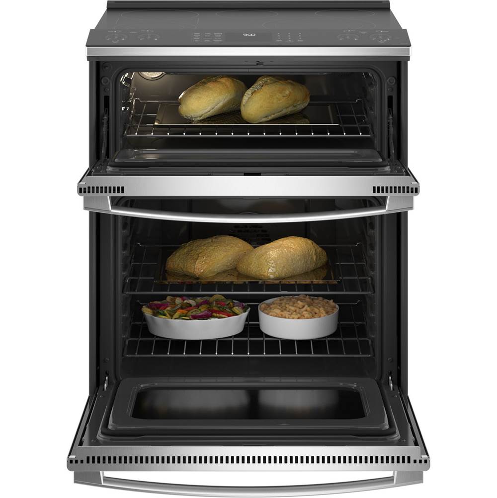 30'' Smart Slide-In Electric Double Oven Convection Fingerprint Resistant Range