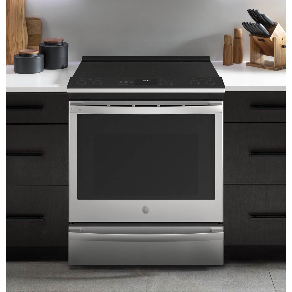 30'' Smart Slide-In Electric Convection Fingerprint Resistant Range With No Preheat Air Fry