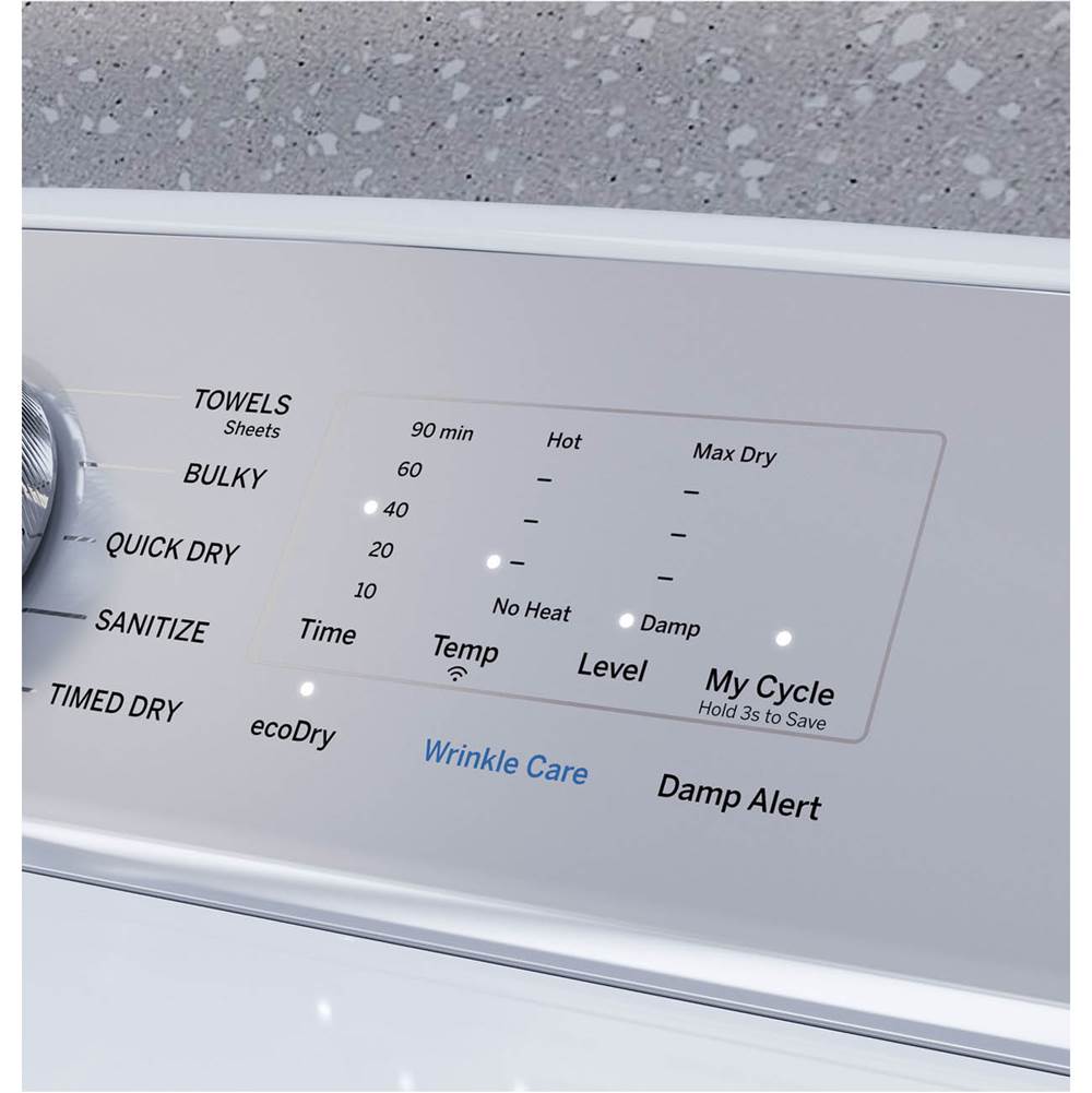 7.4 cu. ft. Capacity aluminized alloy drum Electric Dryer with Sanitize Cycle and Sensor Dry