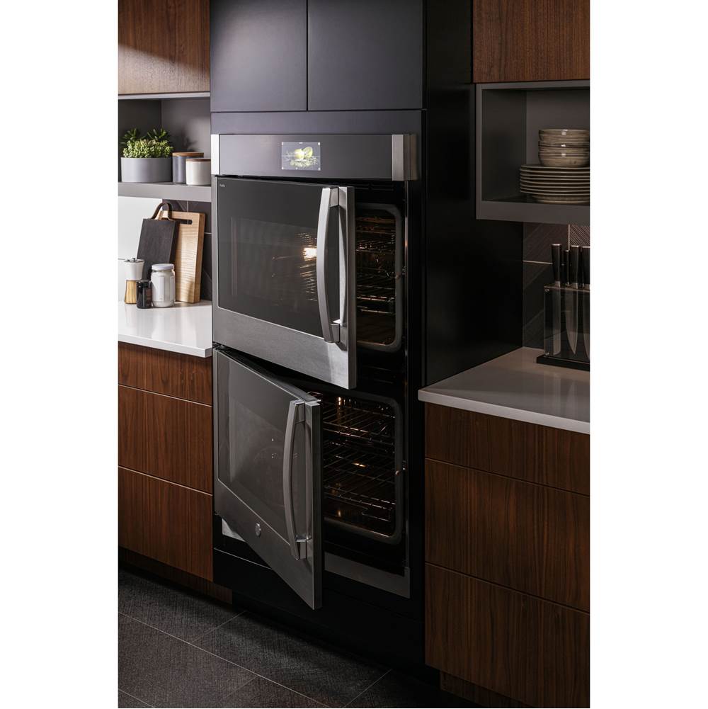 GE ProfileE Series 30'' Built-In Convection Double Wall Oven with Left-Hand Side-Swing Doors