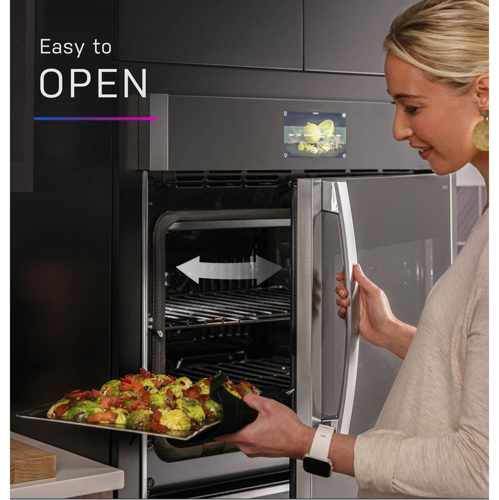 GE ProfileE Series 30'' Built-In Convection Single Wall Oven with Left-Hand Side-Swing Doors