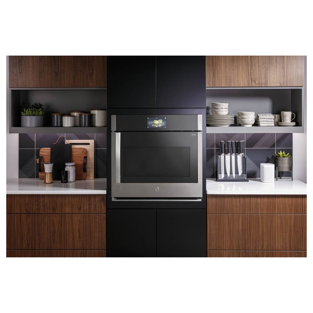 GE ProfileE Series 30'' Built-In Convection Single Wall Oven with Left-Hand Side-Swing Doors