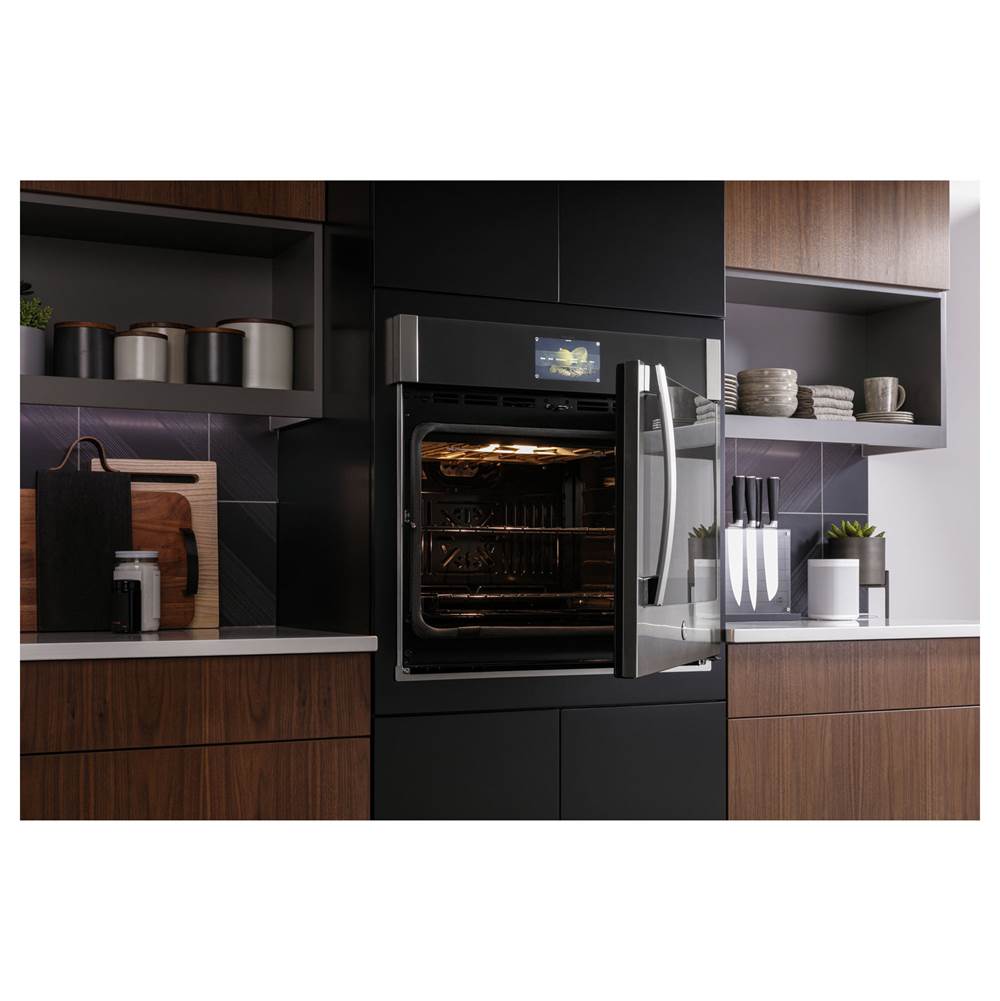 GE ProfileE Series 30'' Built-In Convection Single Wall Oven with Right-Hand Side-Swing Doors