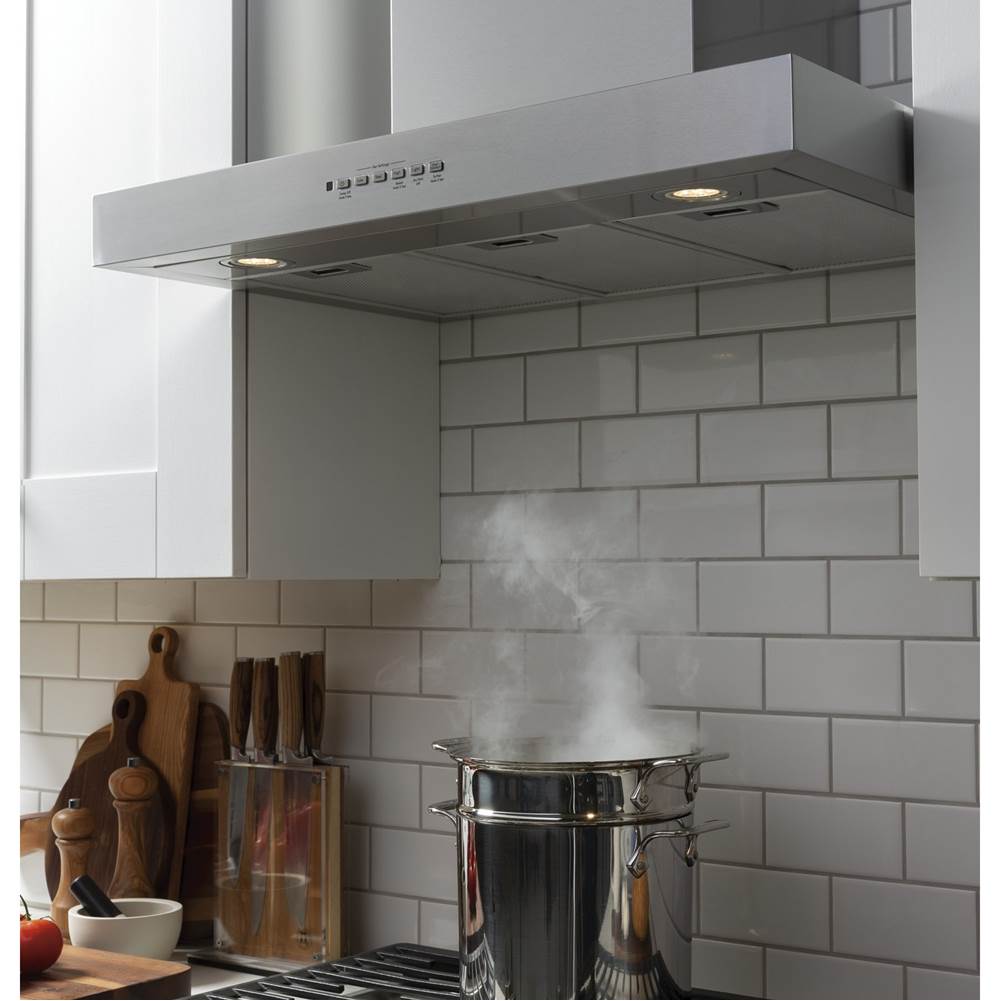 36 Designer Wall Mount Hood w/ Dimmable LED Lighting