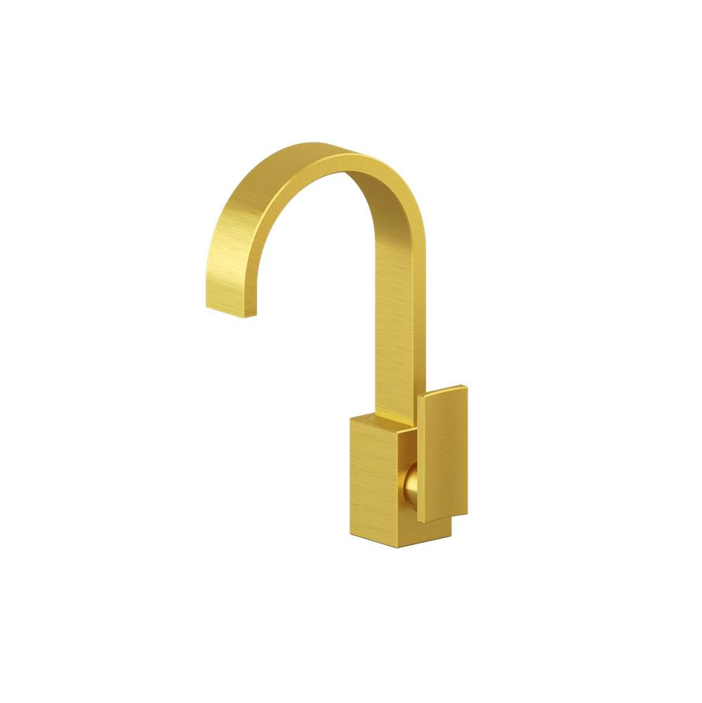 Graff - Sade Lavatory Faucet - 24K Brushed Gold Plated