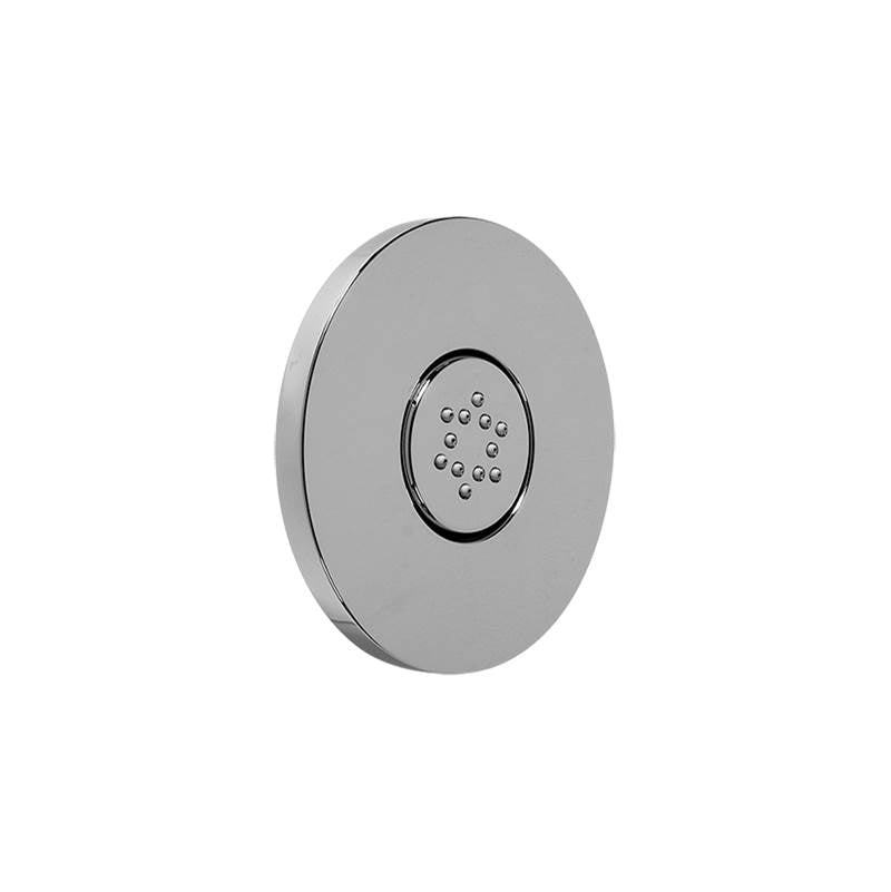 Graff - Various Contemporary Flush Mount Body Spray w/Solid Brass Swivel Head - Architectural White