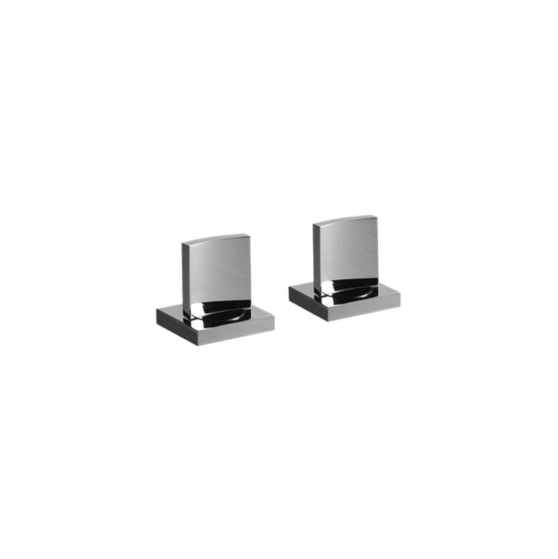 Graff - Sade/Targa/Luna Floor-Mounted Vessel Filler Handle Set - Deck-Mounted - Unfinished Brass