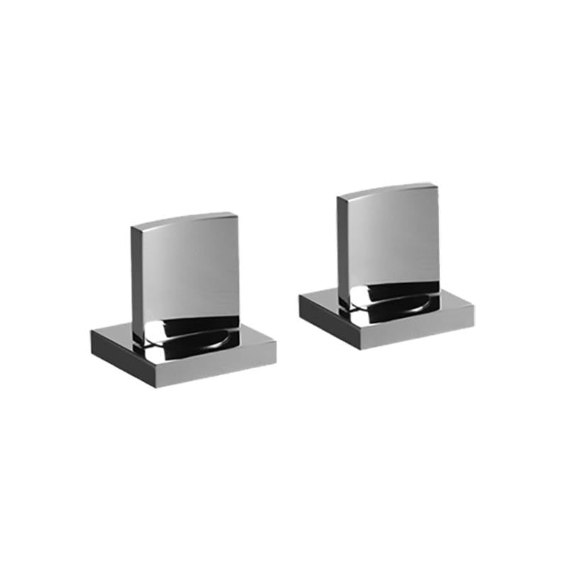 Graff - Sade/Targa/Luna Floor-Mounted Tub Filler Handle Set - Deck-Mounted - Architectural White