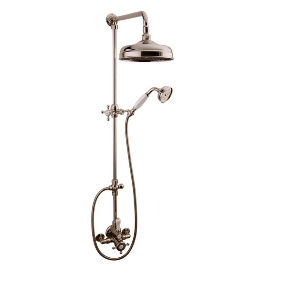 Graff - Adley Exposed Thermostatic Shower System w/Handshower (Rough and Trim) - Polished Nickel