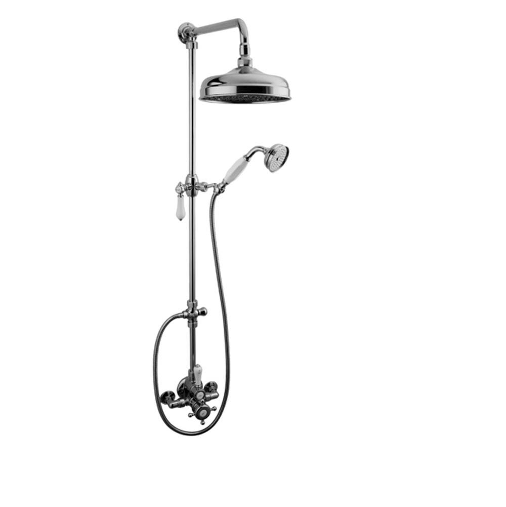 Graff - Adley Exposed Thermostatic Shower System w/Handshower (Rough and Trim) - Polished Chrome