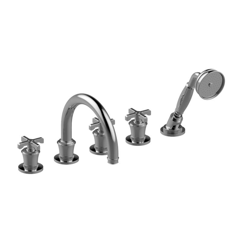 Graff - Vignola Roman Tub Set - Architectural White