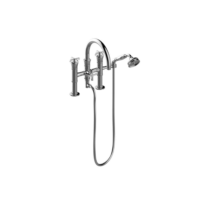 Graff - Vignola Deck-Mounted Tub Filler - Architectural White