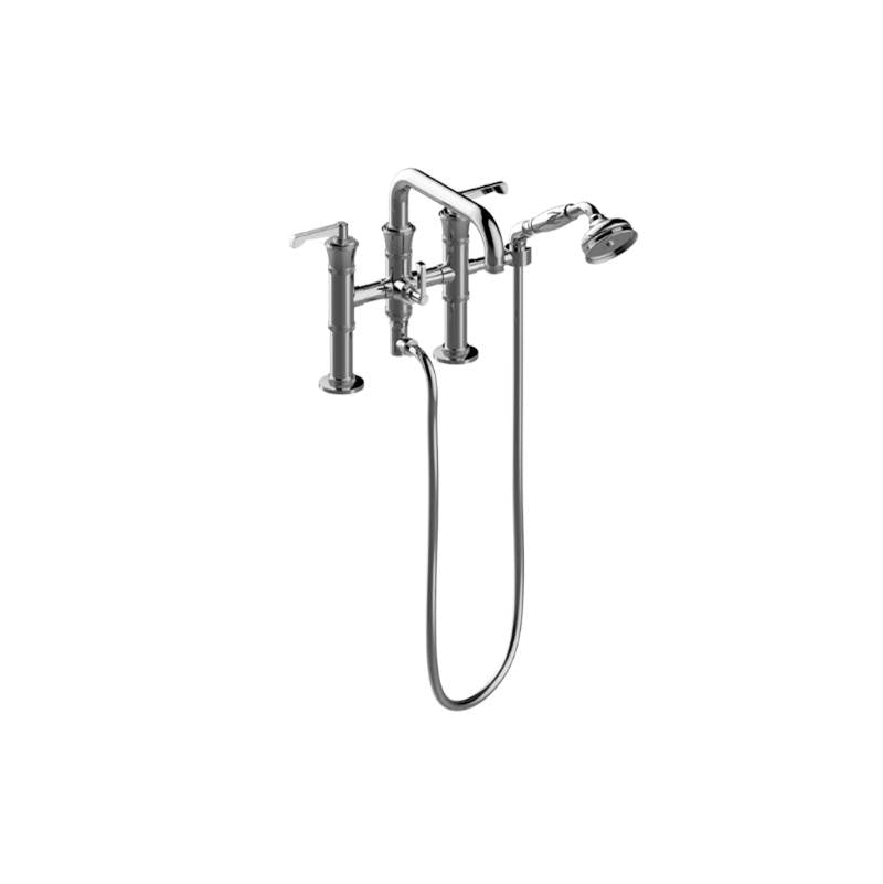 Graff - Vignola Deck-Mounted Tub Filler - Architectural White