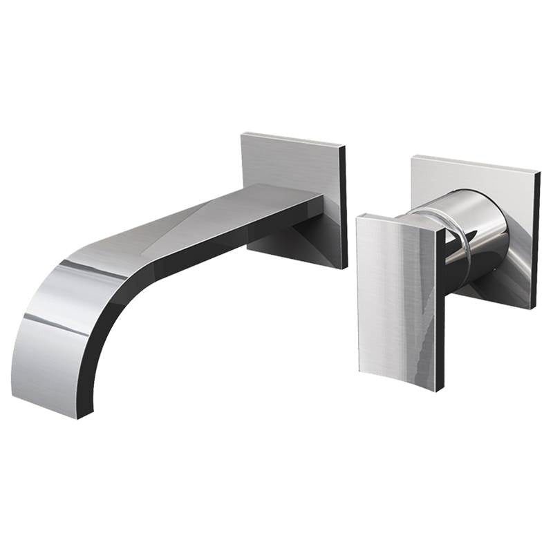 Graff - Sade Wall-Mounted Lavatory Faucet - Steelnox Satin Nickel