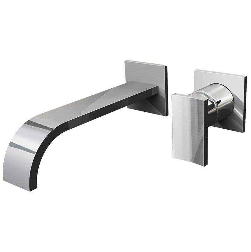 Graff - Sade Wall-Mounted Lavatory Faucet - Steelnox Satin Nickel