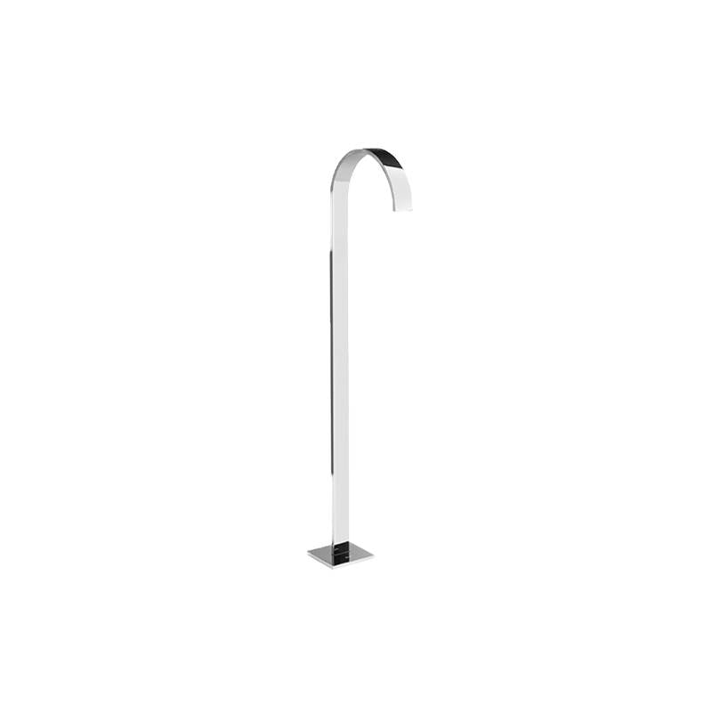 Graff - Sade Floor-Mounted Tub Filler - Spout Only - Architectural White