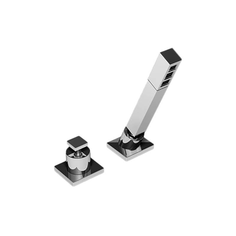Graff - Sade Deck-Mounted Handshower & Diverter Set - Architectural White