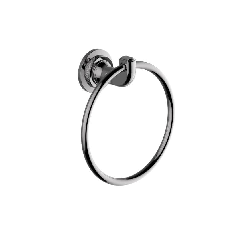 Graff - Vignola Towel Ring - Architectural White