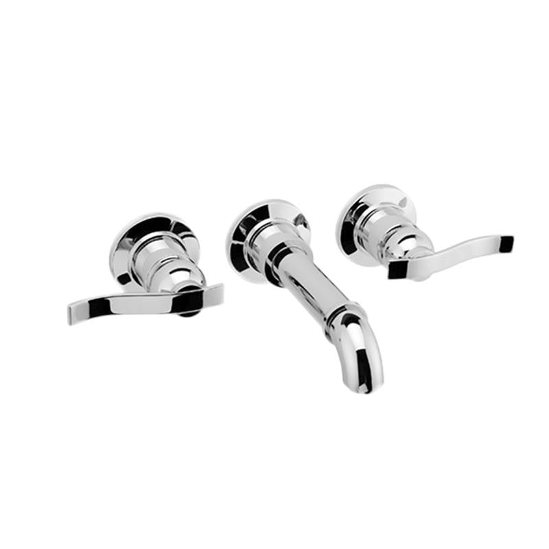 Graff - Bali Wall-Mounted Lavatory Faucet - 24K Brushed Gold Plated
