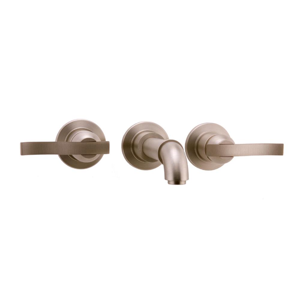 Graff - Bali Wall-Mounted Lavatory Faucet - Steelnox Satin Nickel
