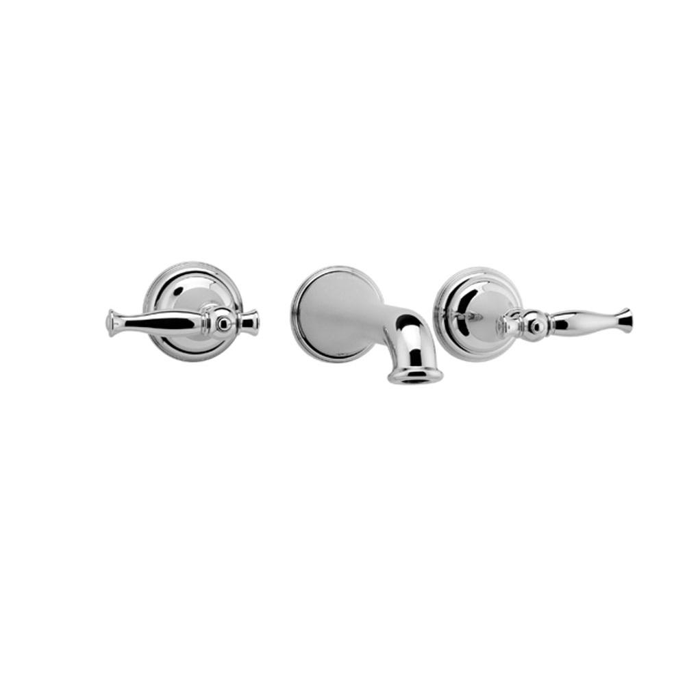 Graff - Lauren Wall-Mounted Lavatory Faucet - Polished Chrome