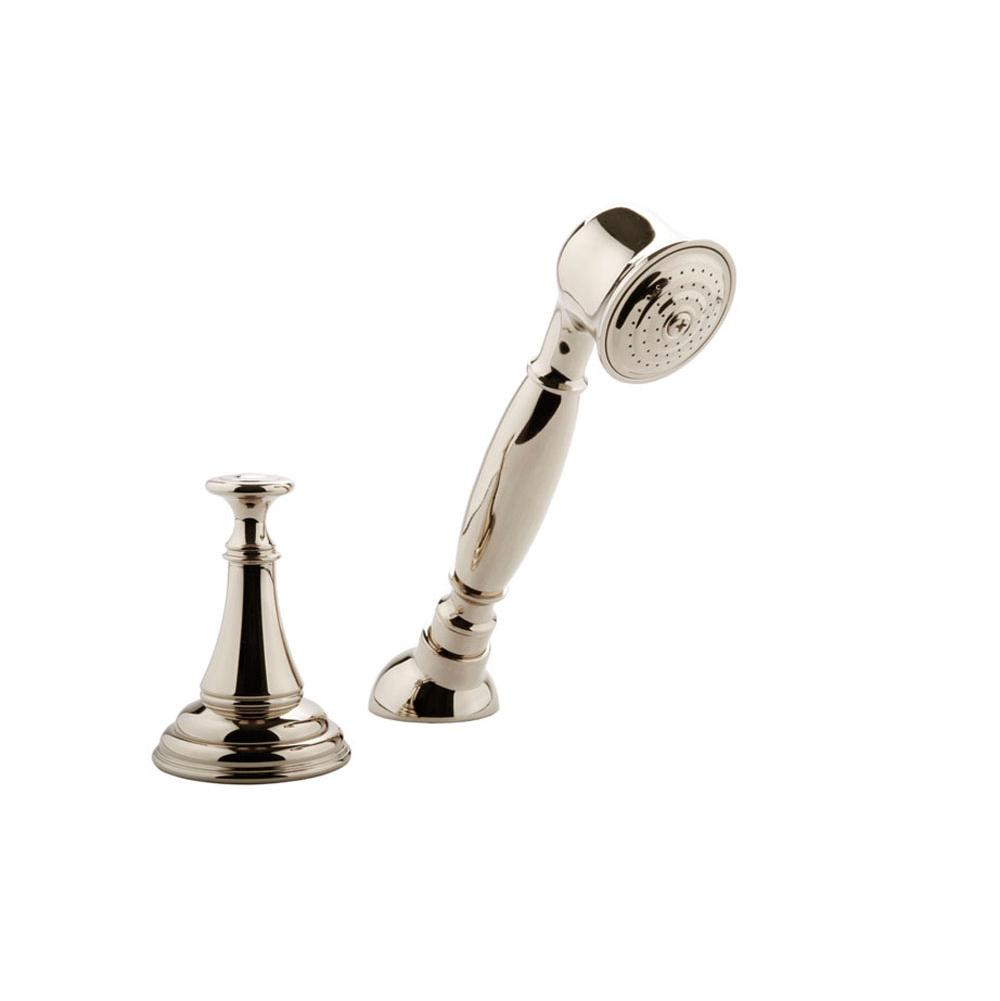Graff - Lauren Deck-Mounted Handshower & Diverter Set - Polished Nickel