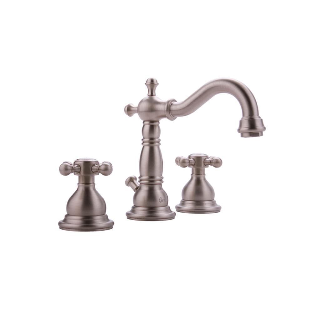 Graff - Adley Widespread Lavatory Faucet - Steelnox Satin Nickel