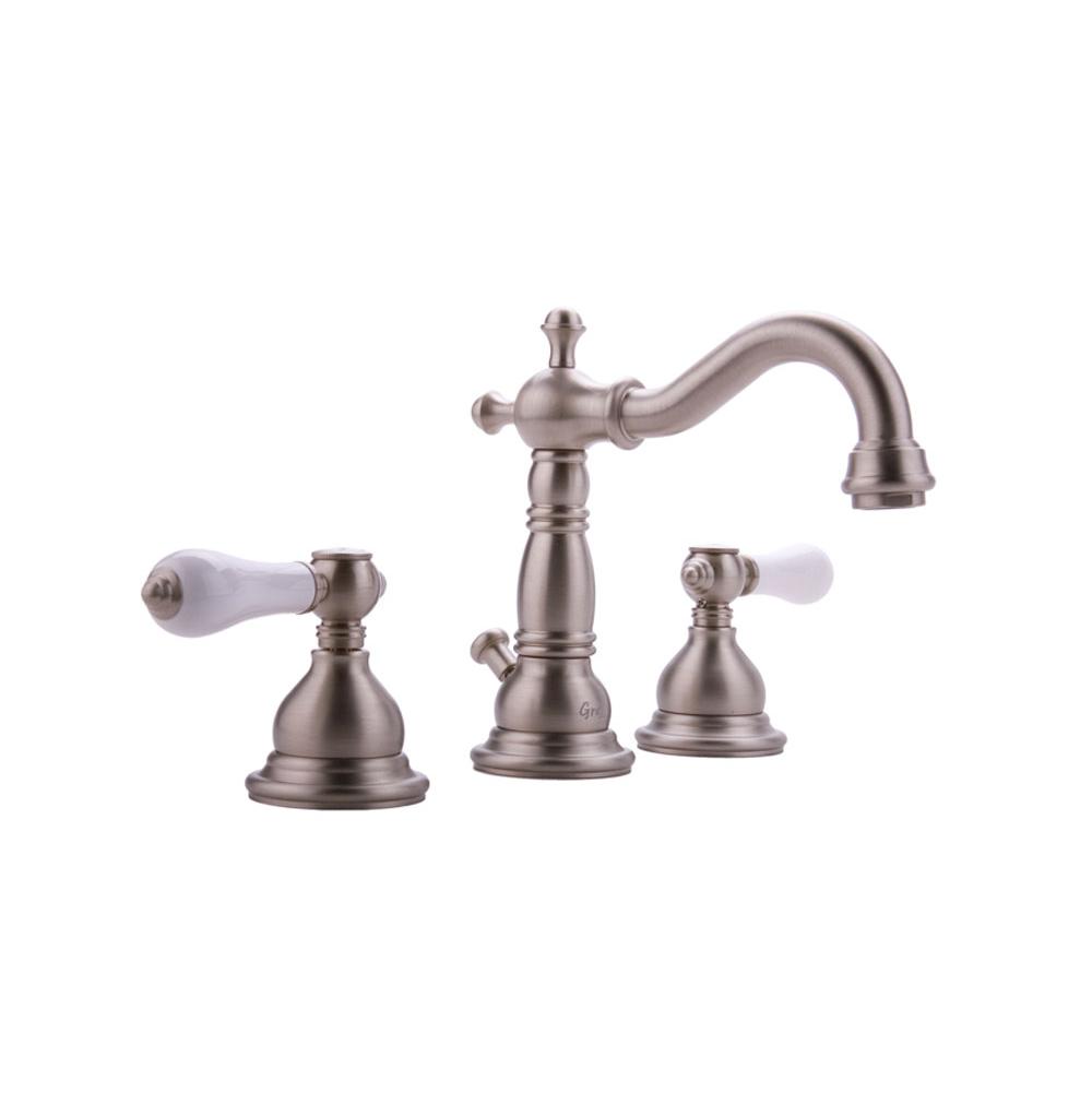 Graff - Adley Widespread Lavatory Faucet - Steelnox Satin Nickel