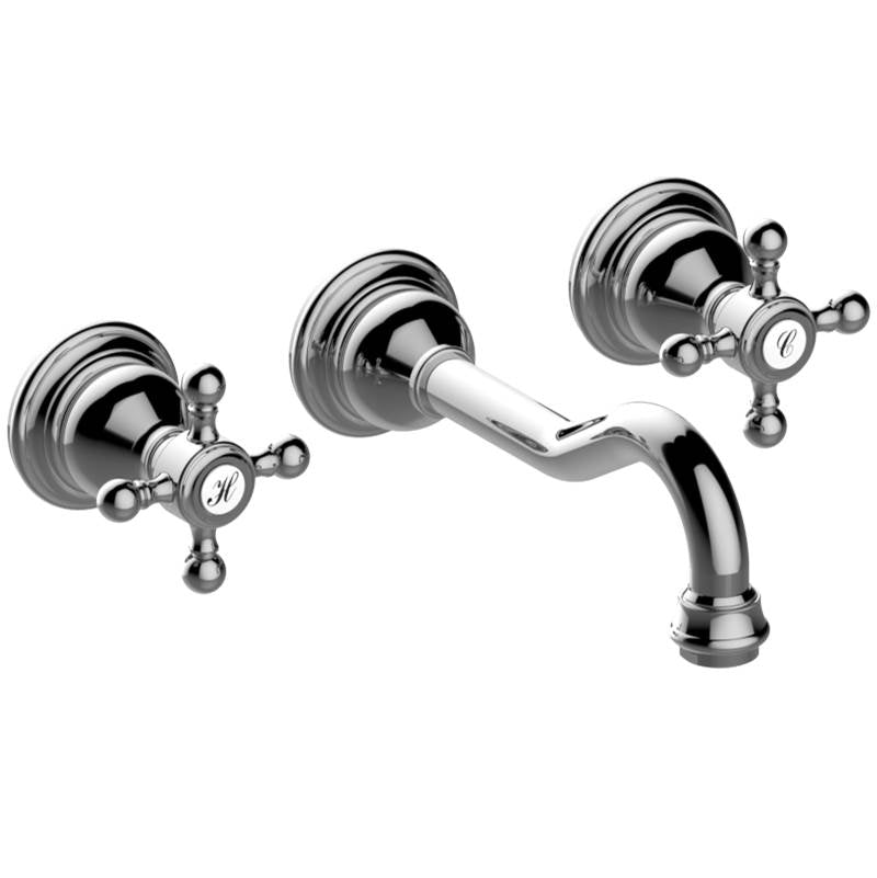 Graff - Adley Wall-Mounted Lavatory Faucet (Trim) - Architectural White