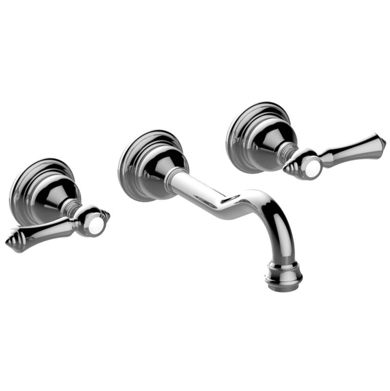 Graff - Adley Wall-Mounted Lavatory Faucet (Trim) - Architectural White