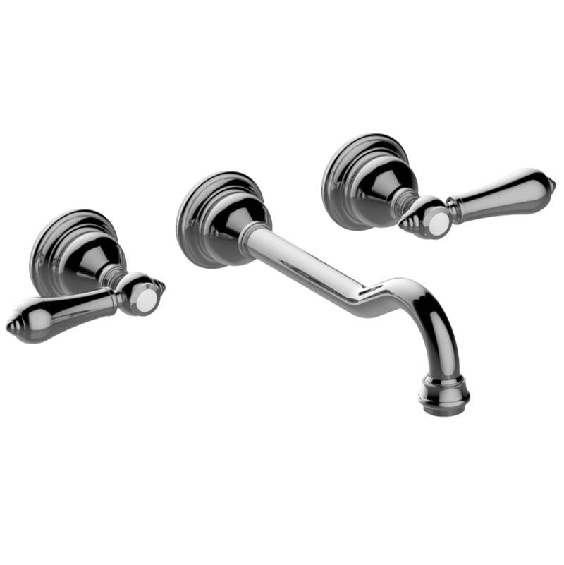 Graff - Adley Wall-Mounted Lavatory Faucet (Trim) - Architectural White